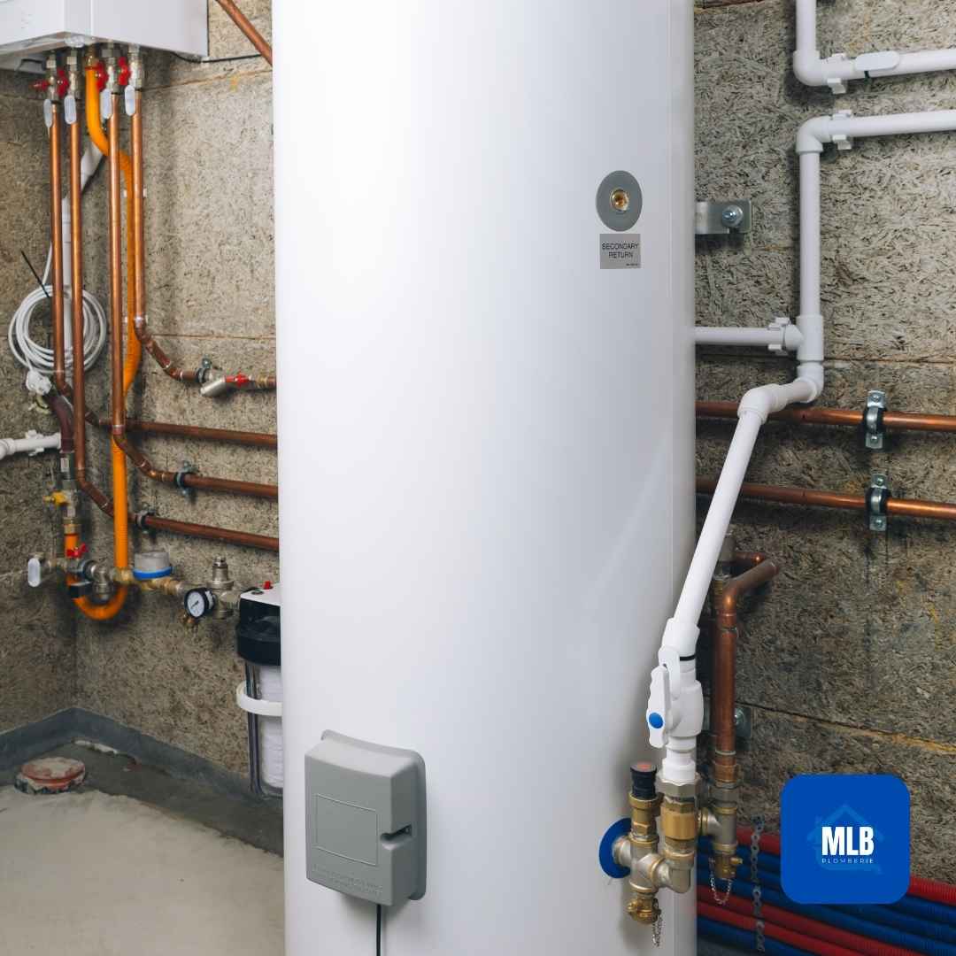 Photo installation chauffe-eau MLB Plomberie