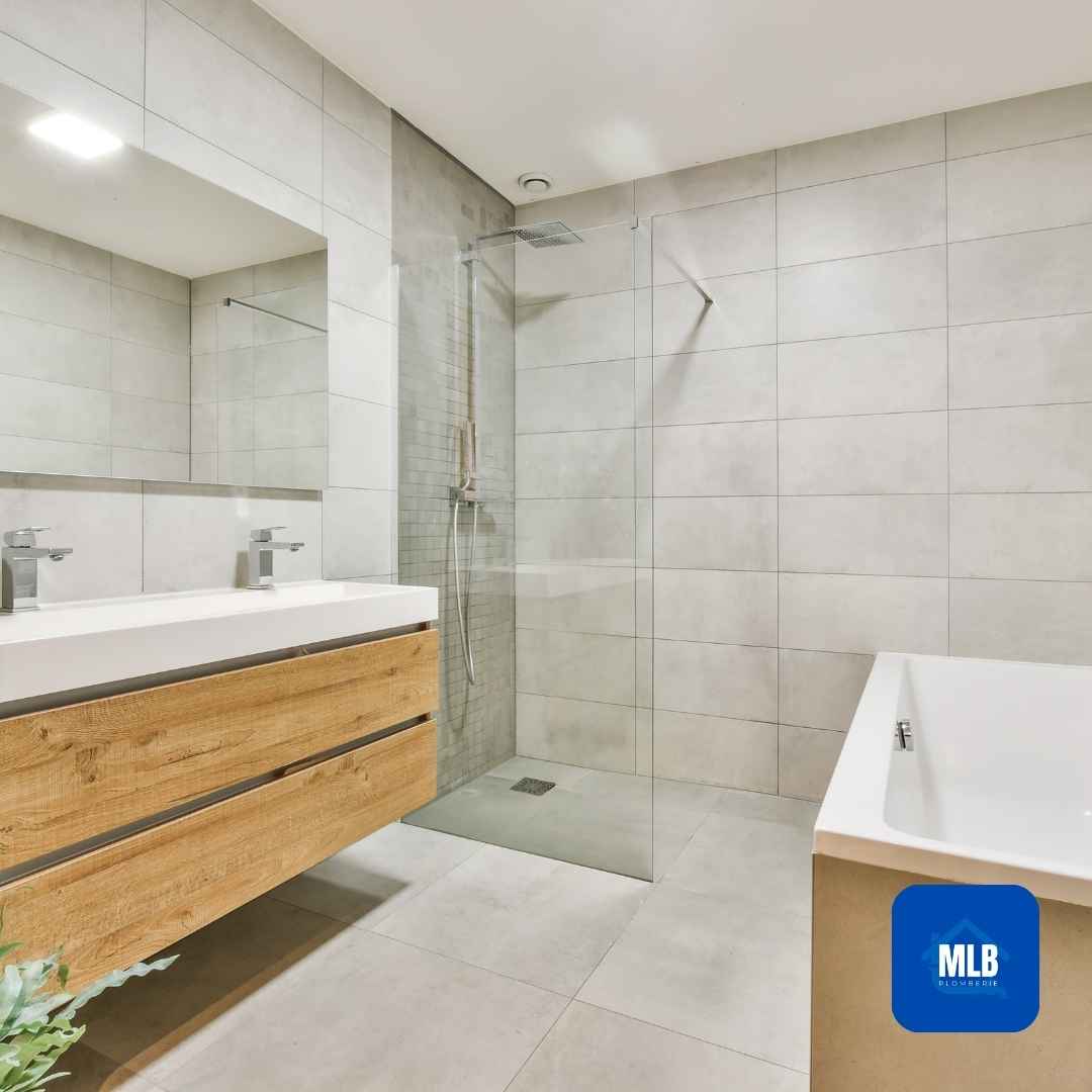 Photo rénovation salle de bain MLB Plomberie