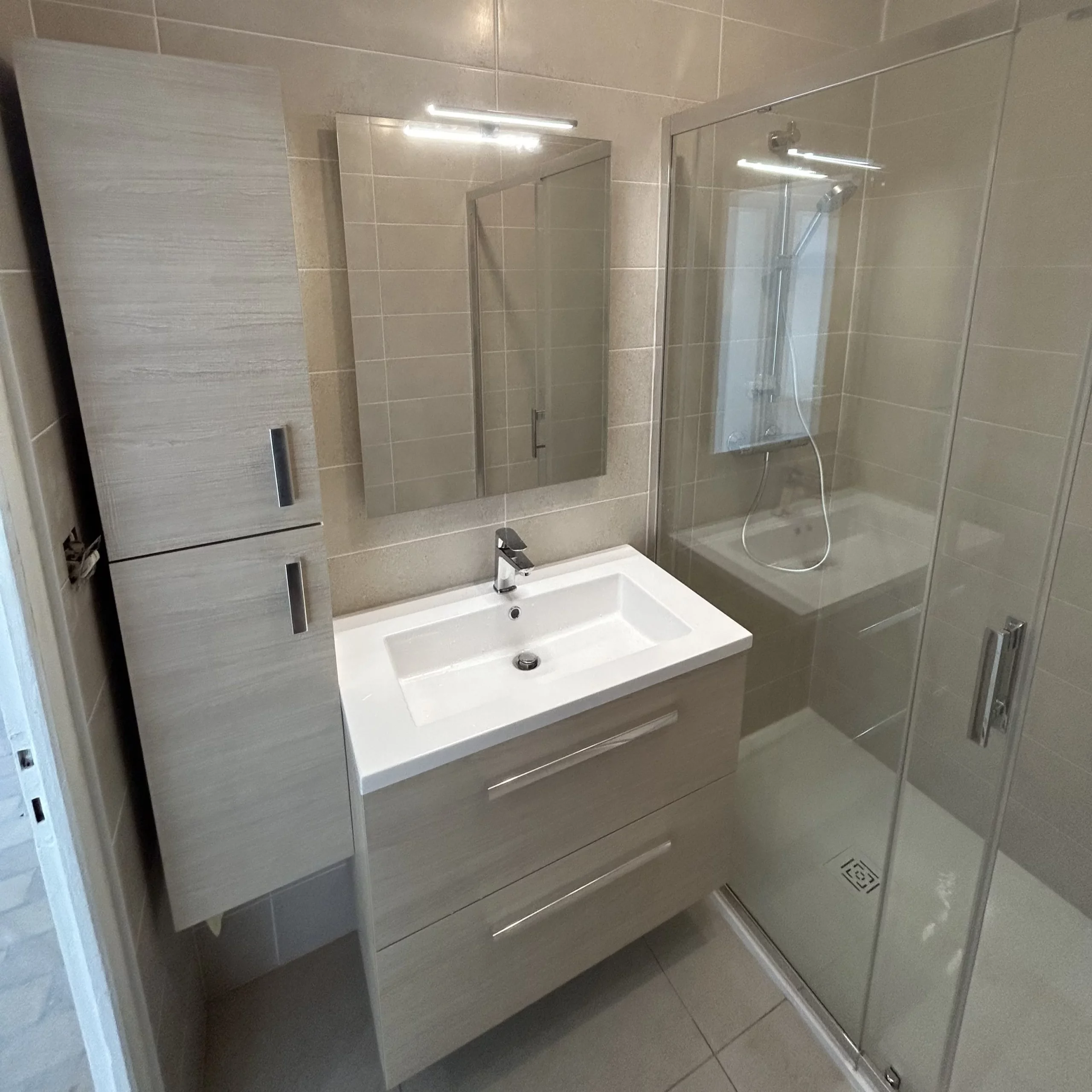 Réalisation salle de bain MLB Plomberie